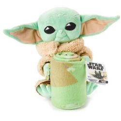 BABY YODA The Mandalorian Pillow Fleece Throw Blanket Set 40 x 50" NEW with Tags
