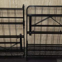 Full Bed Frame Or Two Twins 26 5 Inch Each. 
