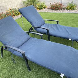 Patio Chase Loungers Set Of Two