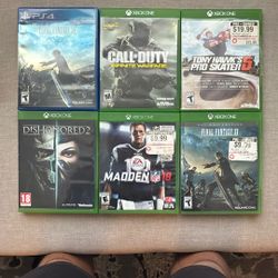 Xbox One And PS4 Games