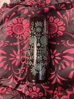 Starbucks 16oz Day Of The Dead Mexico Tumbler