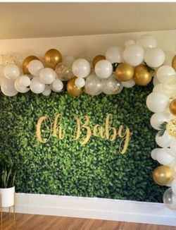 Oh Baby Baby Shower Photo Backdrop