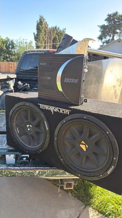 Two kickers 12s two 6x9 xtreme and amp MB QUART