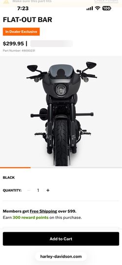 Harley heritage crash bar