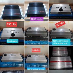 Car Audio Amplifiers Starting At 120 Dlls