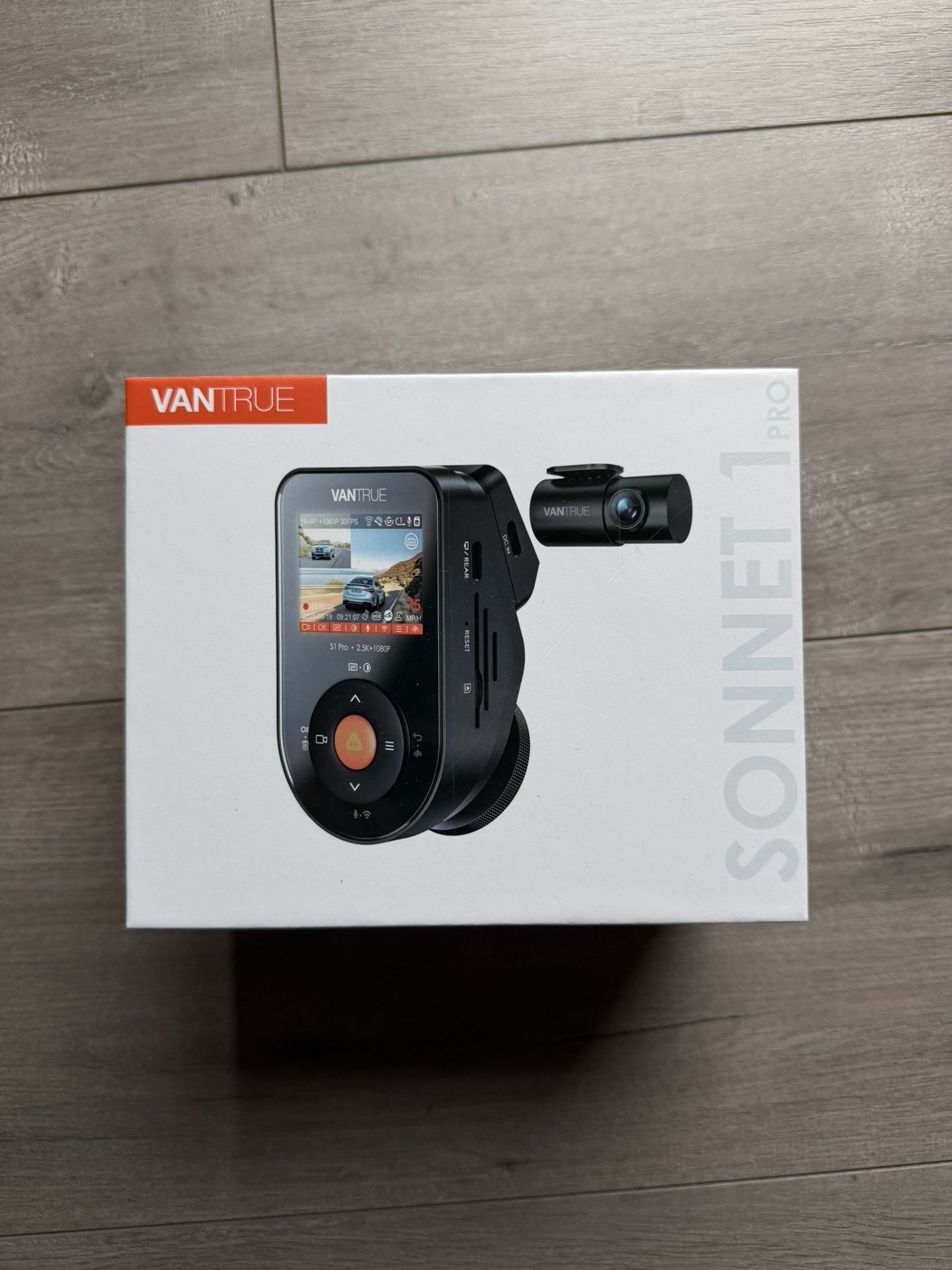 Vantrue Sonnet 1 Pro Dash Cam (Front and rear / 2 Channel)