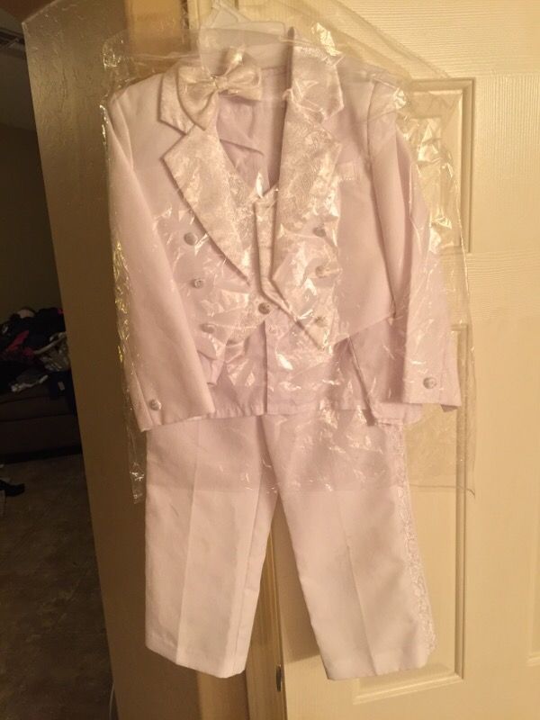 Boys white suit