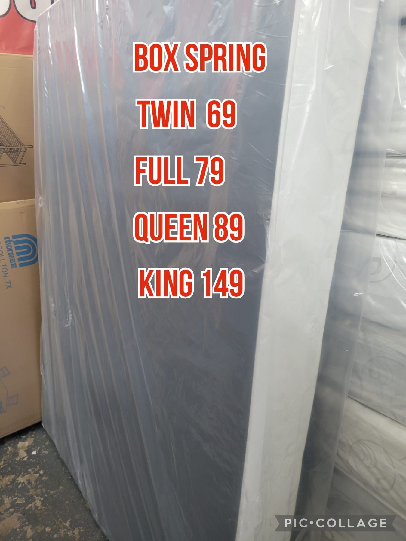 Boxspring Starting $69 🔥🔥