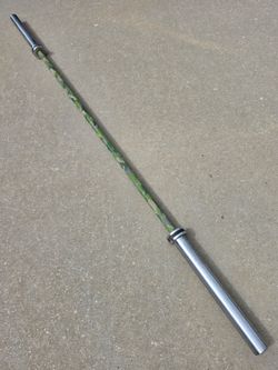 ETHOS Camo 7' 45lb Ceramic Coated Olympic Barbell