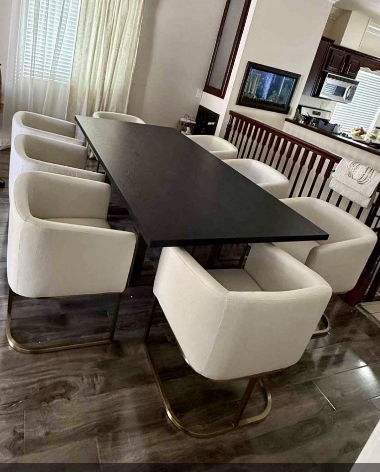 Dining table with chairs