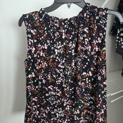 Croft & Barrow Black top Size PS
