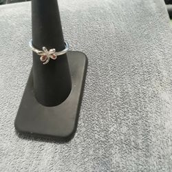 Sterling Dragonfly Ring Sz 7