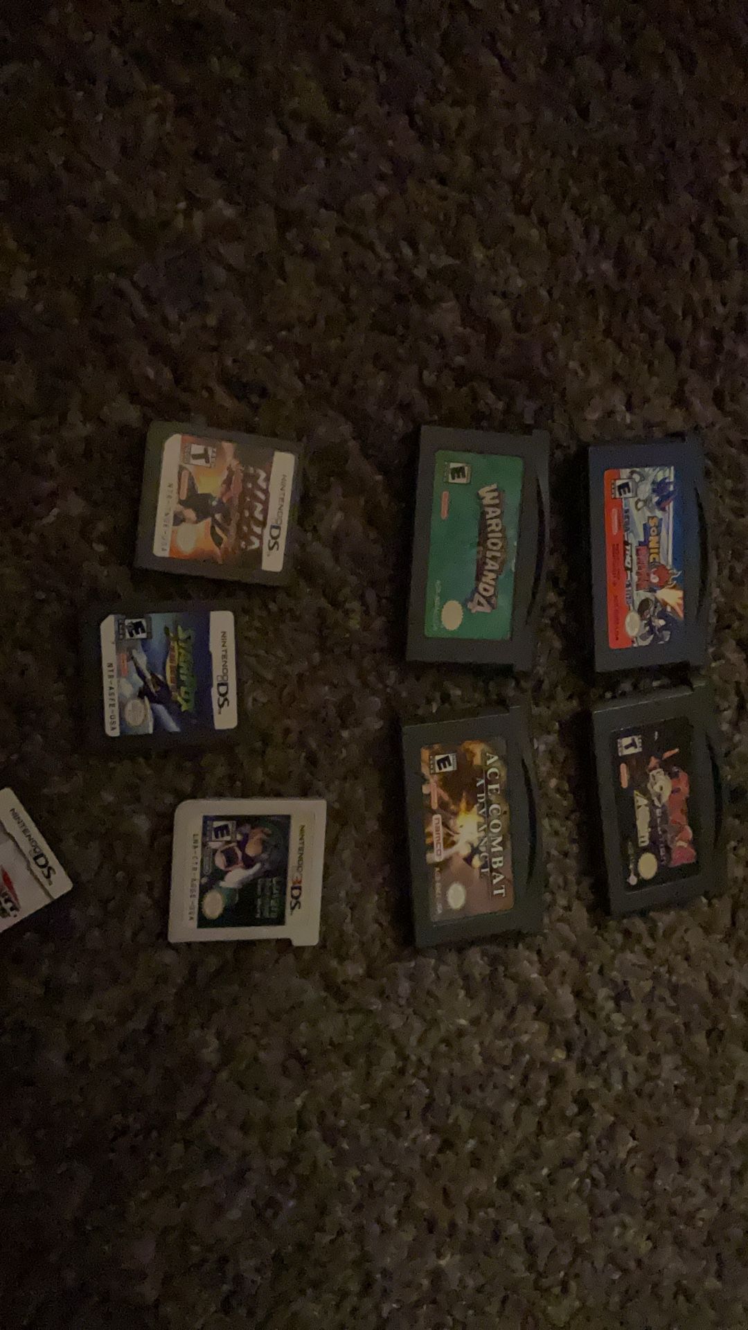 GBA,DS & 3DS games