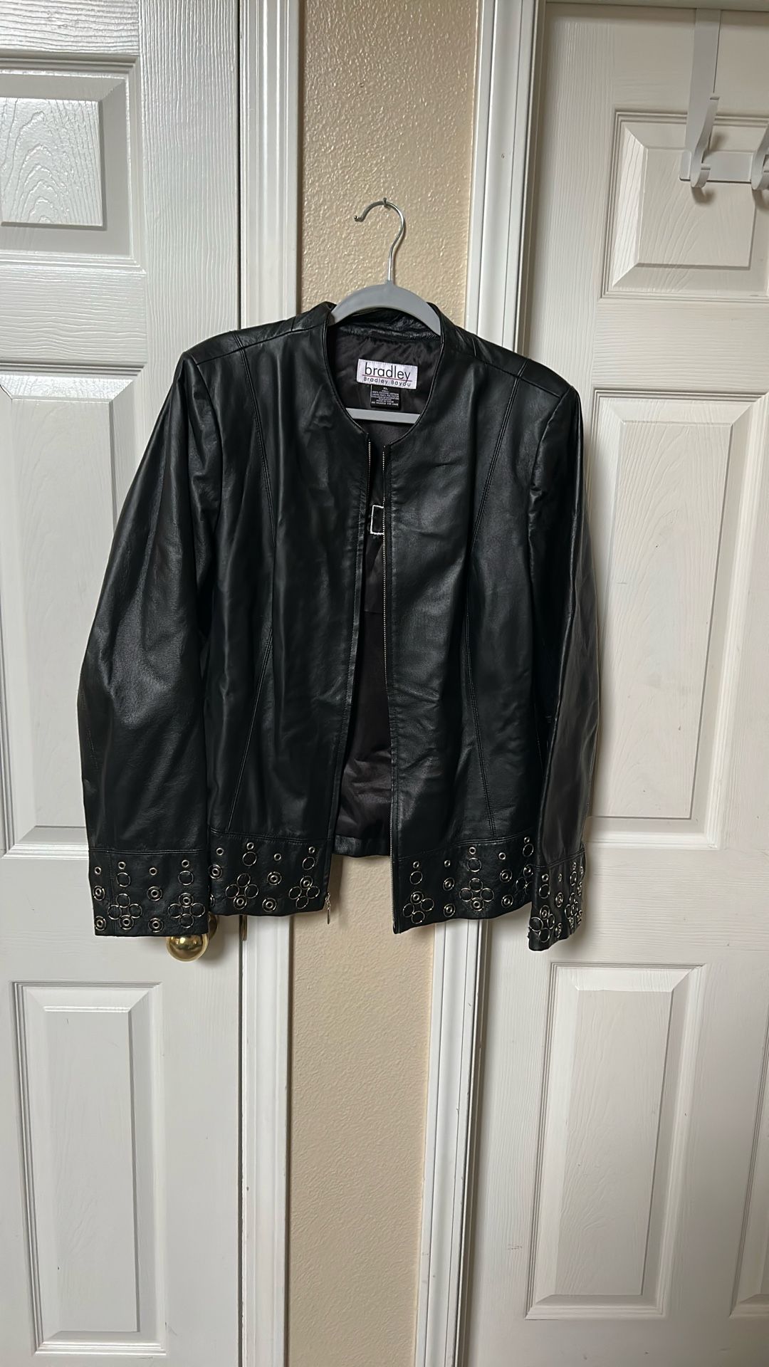 Leather Black Coat Bradley Bayou XL