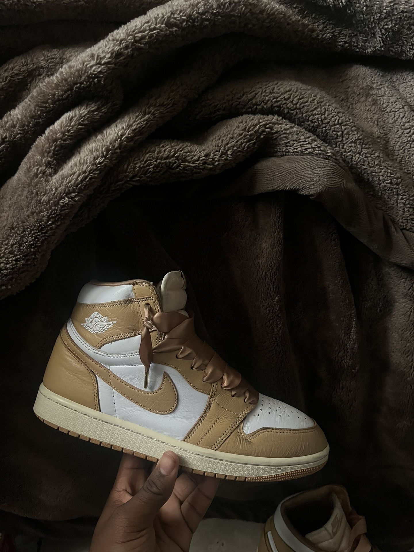 jordan 1 retro high og praline size 9.5