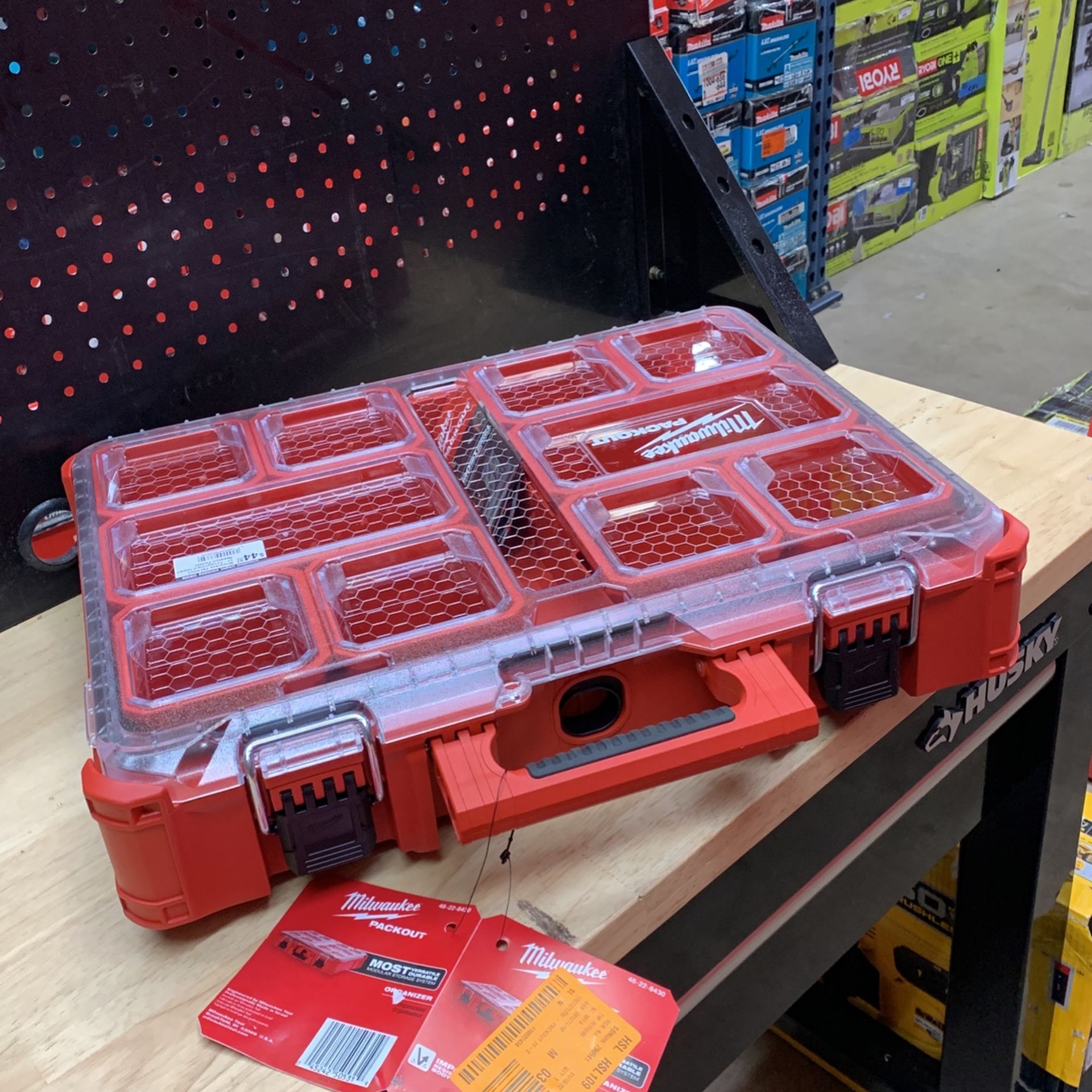 Milwaukee PACKOUT 11-Compartment Impact Resistant Portable Small Parts Organizer