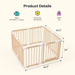 43.3 x 43.3 inch HARPPA Grovi Playpen
