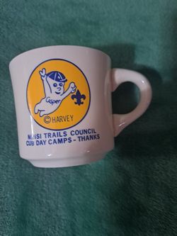 Vintage Boy Scout Casper Beverage Mug  Made In USA