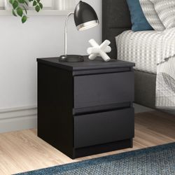 New - Small Nightstand Side Table for Bedroom H: 19” x W: 16” x 12”