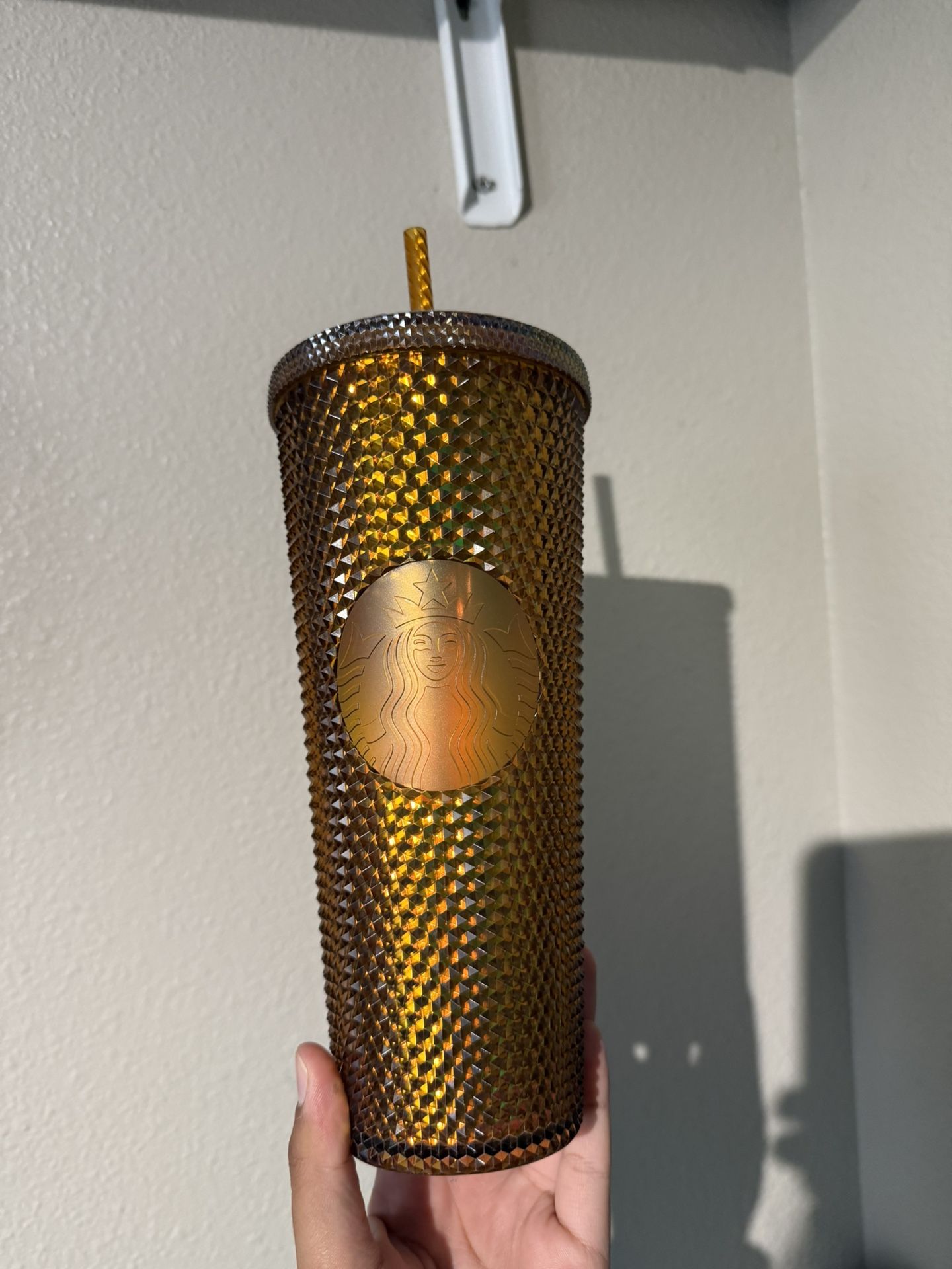Gold Starbucks Cup