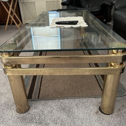Coffee Table, Rectangular Glass