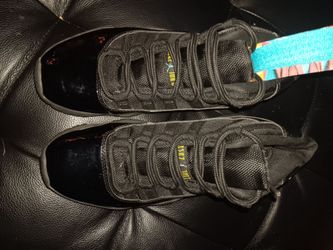 Air Jordan Retro black & Gamma Blue Mens 7