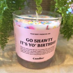 NEW CANDLIER BIRTHDAY CANDLE With SPRINKLES!