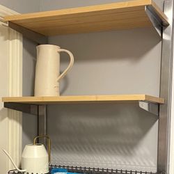 IKEA Shelving With Drying Rack 