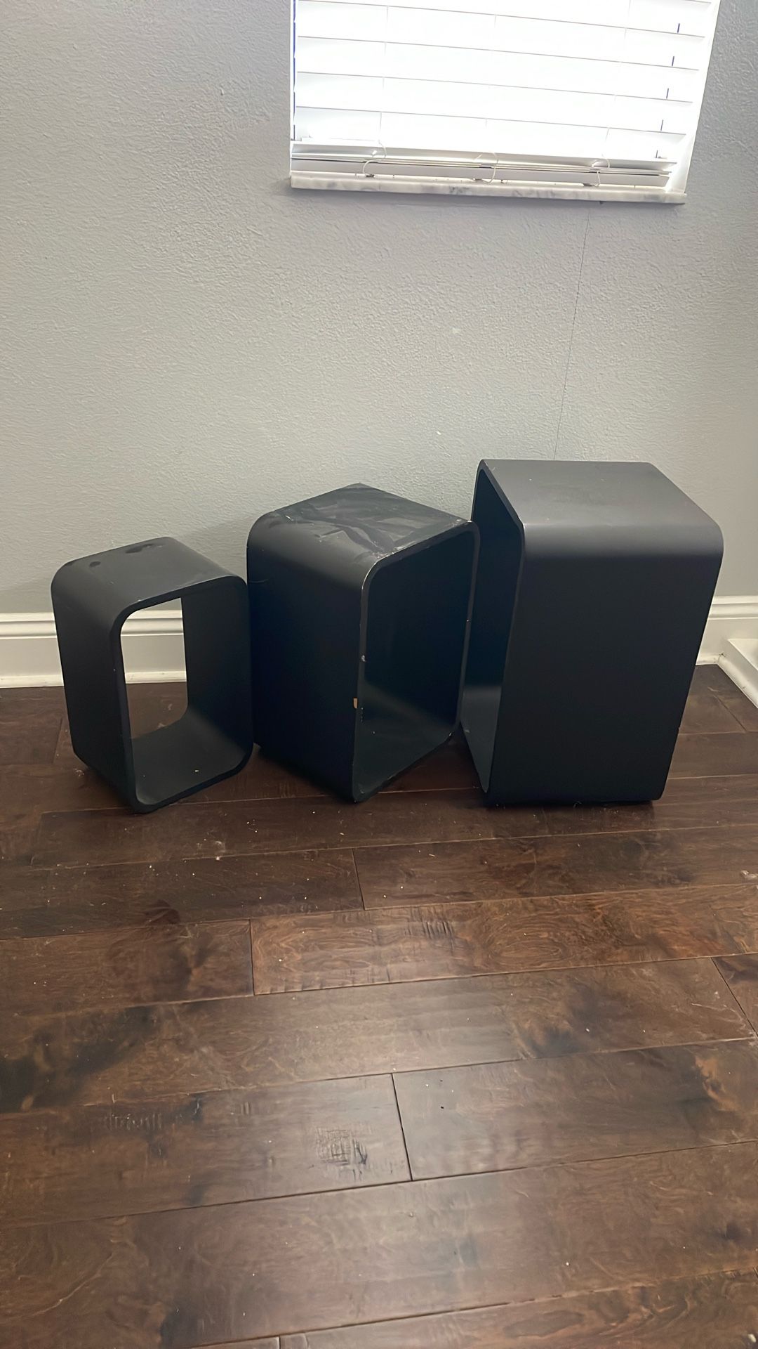 3 Stacked End Tables