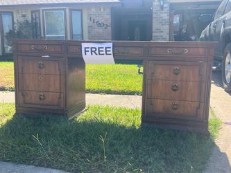 Free wood desk