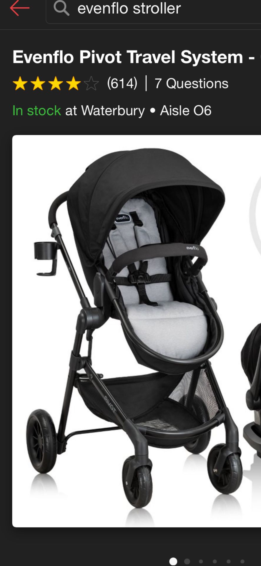 Baby Stroller Reversible 