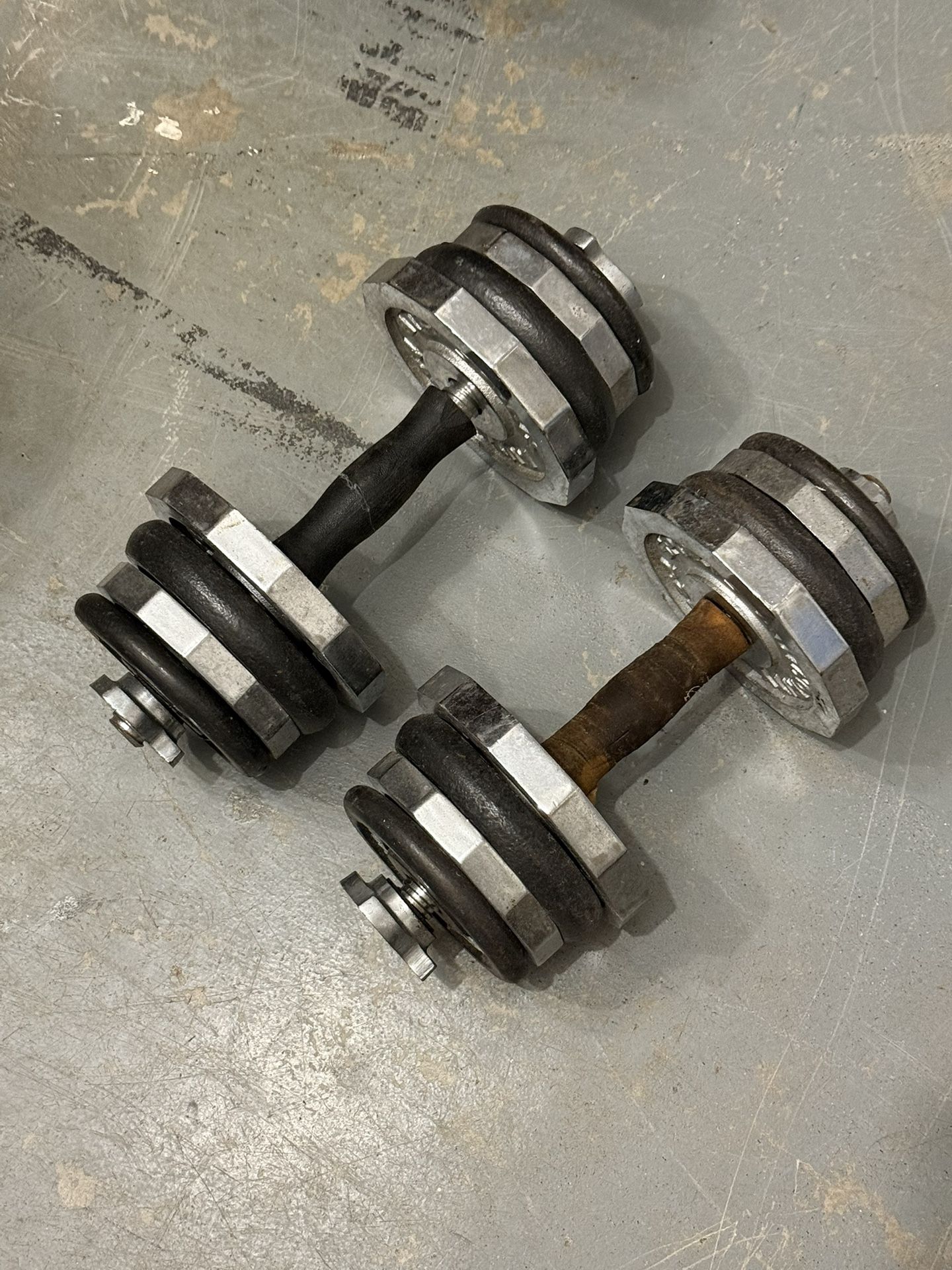 Vintage Sports Authority Adjustable Dumbbells