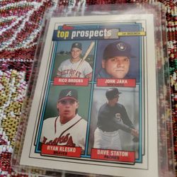 Atlanta Braves Ryan Klesko Rookie Baseball Cards Lot 