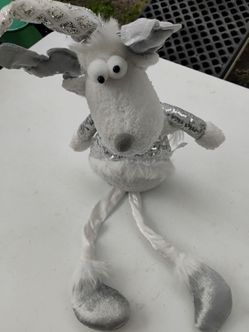 Festive reindeer sparkling sequin vest.