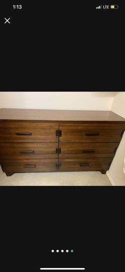 Brown Wooden Dresser Chest of Drawers