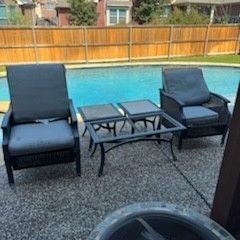 Used Patio Furniture 2 Different Sets