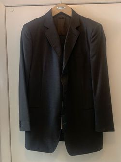 Men's Dark Gray Italian Suit Jacket