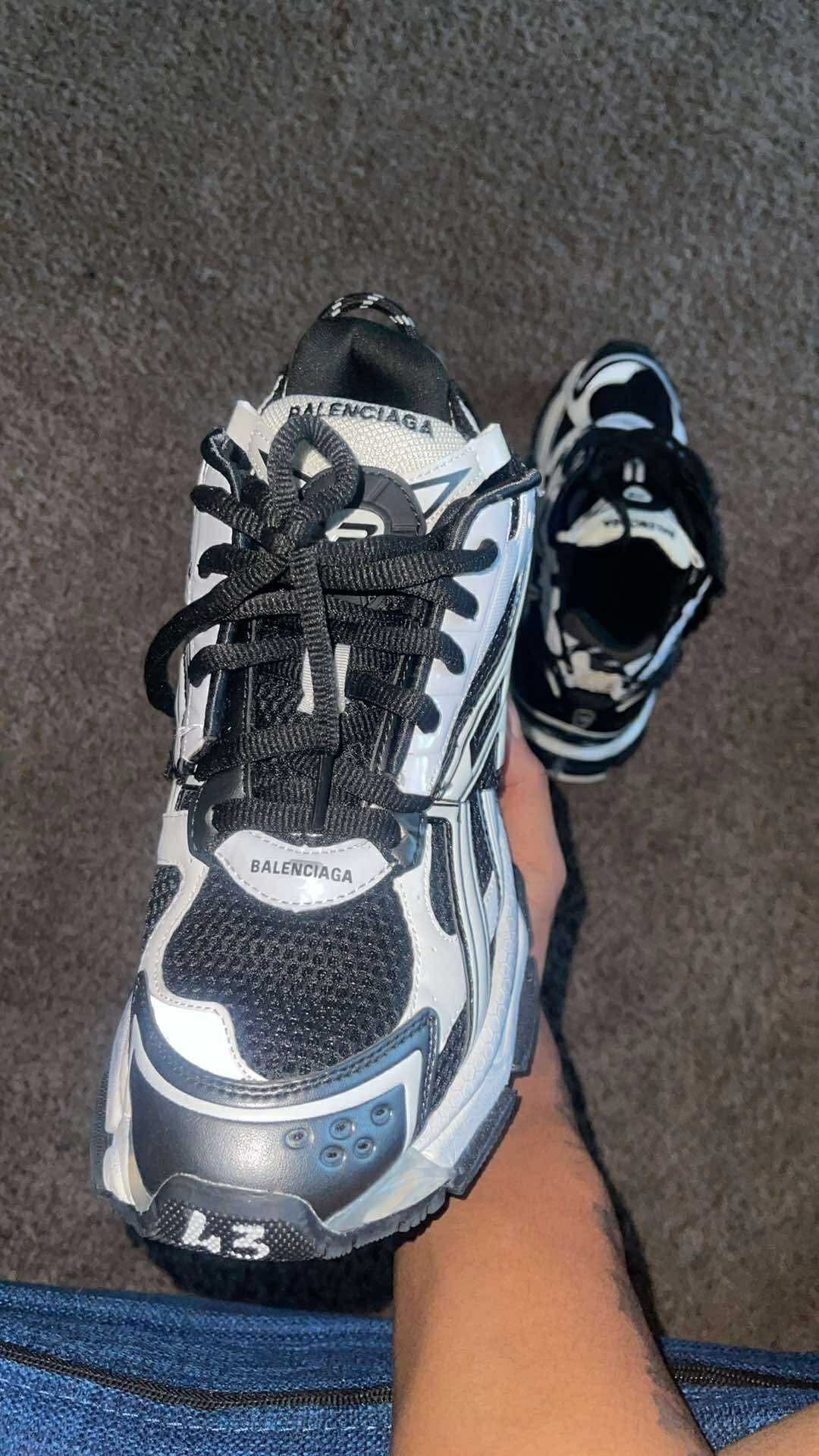 White Balenciaga Runners