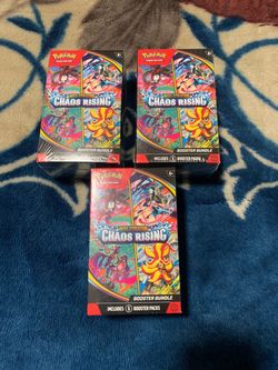 pokemon chaos rising booster bundles