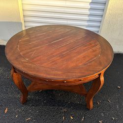 Round Antique Coffee Table