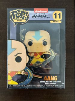 Funko Pop! Large Pin: Avatar Aang (New)