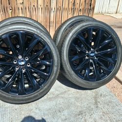2026 NEW OEM ORIGINAL TAKEOFFS CADILLAC ESCALADE V-SERIES 24 INCH HAVE TPMS SENSORS TIRES BRIDGESTONE ALENZA NEW 100 % $ 3500 FIRM. 
