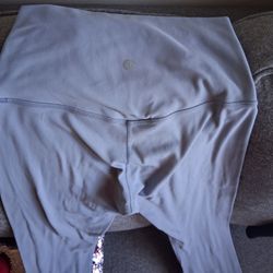 Lululemon High-Waist Leggings Light Gray