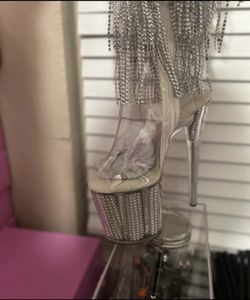 Thigh High Fringe Boots