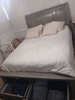 Bed and tables