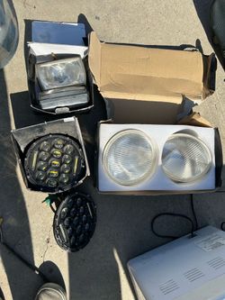 Custom Off-Road Headlight Lot Round LED Pod Projectors Rectangular Sealed Beam