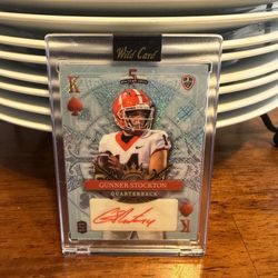 GUNNER STOCKTON 1/1 WILD CARD AUTO KING OF SPADES