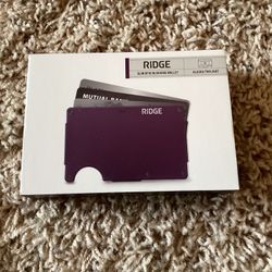 Ridge slim wallet