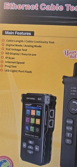 Ethernet Cable Tester toner