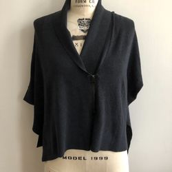 All Saints Jumper Sweater Cardigan Zipper Gray
